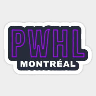 pwhl montreal Sticker